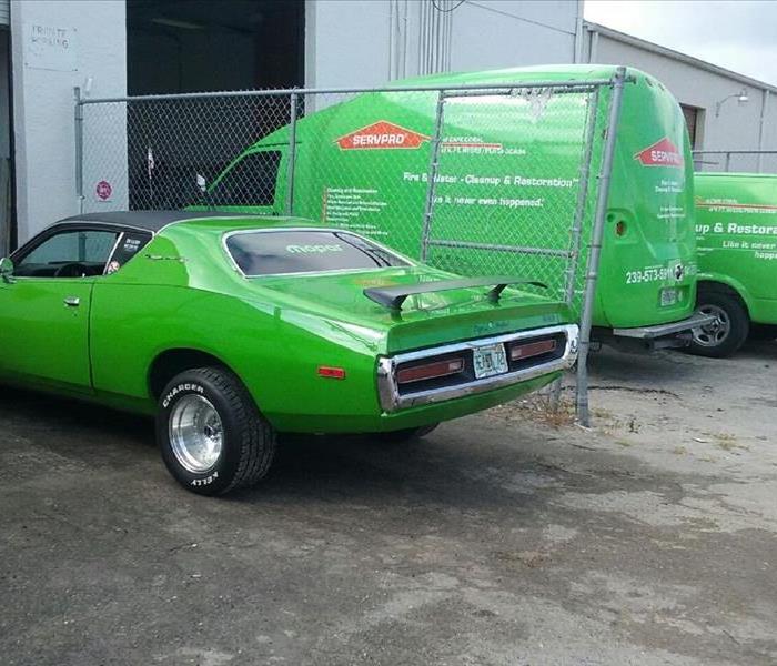 Green 1972 Dodge Charger